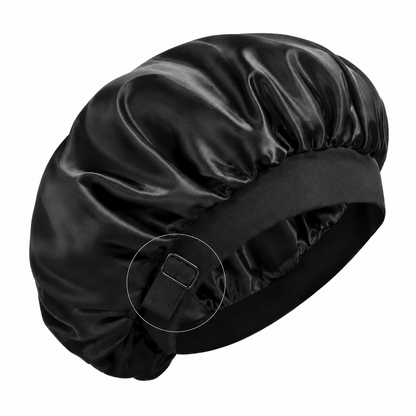 Solune Mulberry Bonnet — 100% äkta silke, noll frizz