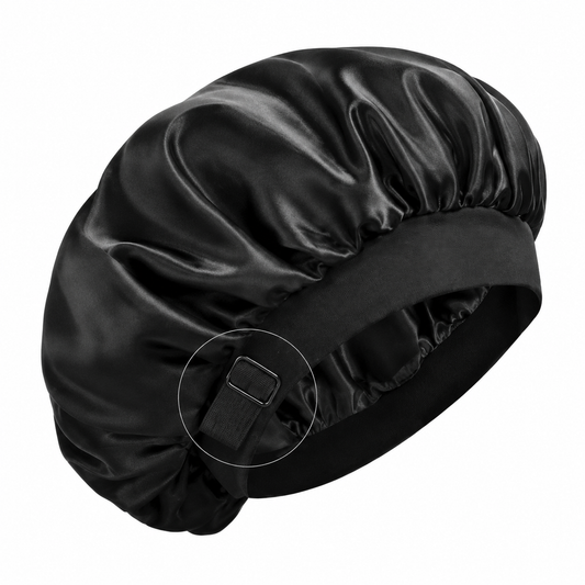 Solune Mulberry Bonnet — 100% äkta silke, noll frizz