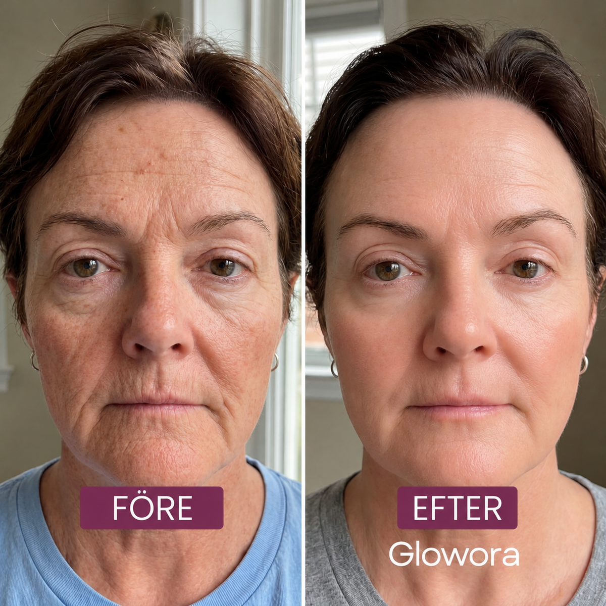 Glowora Kollagenmask – Intensiv Återfuktning & Lyster