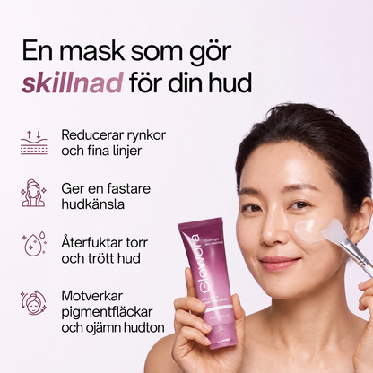 Glowora Kollagenmask – Intensiv Återfuktning & Lyster